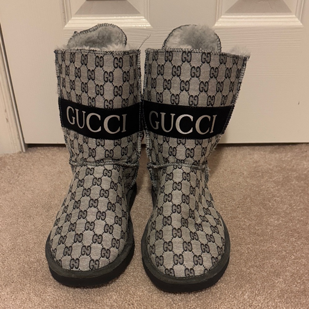 Monogram slipper Boots